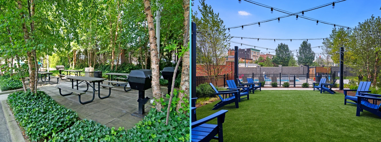 halstead station before after